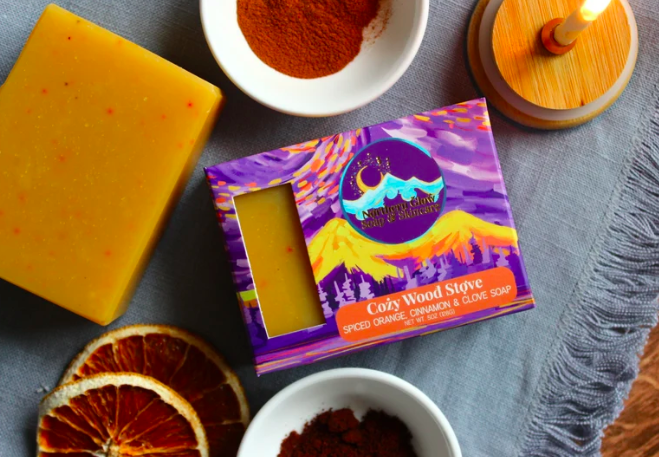 Cozy Wood Stove Soap