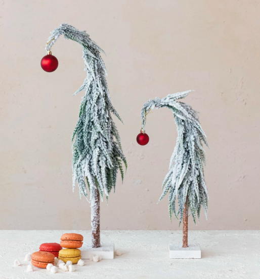 Grinchy Leaning Evergreen Tree