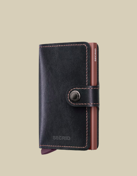 Mirum Miniwallet in Black Rose 