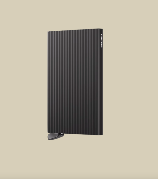 Fluted Cardprotector in Black