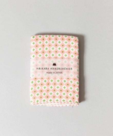 Pink Cross Haikara Handkerchief