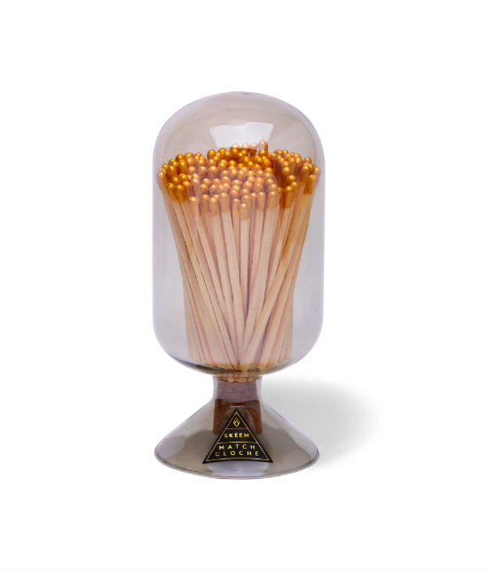 Smoke Match Cloche with Gold-tipped matches