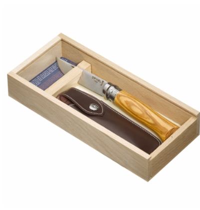 Olive wood Knife with sheath
