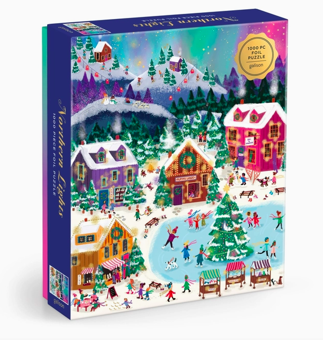 Northern Lights 1000 piece foil puzzle