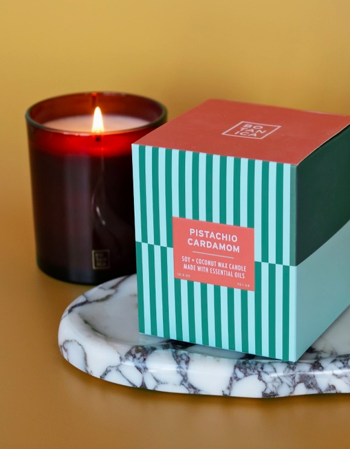 PIstachio + Cardamom Candle 
