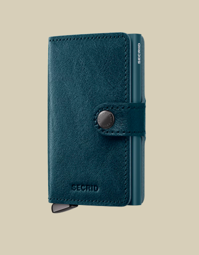 Premium MIniwallet Basco in Teal 