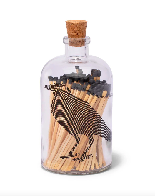 Raven Apothecary Match Bottle