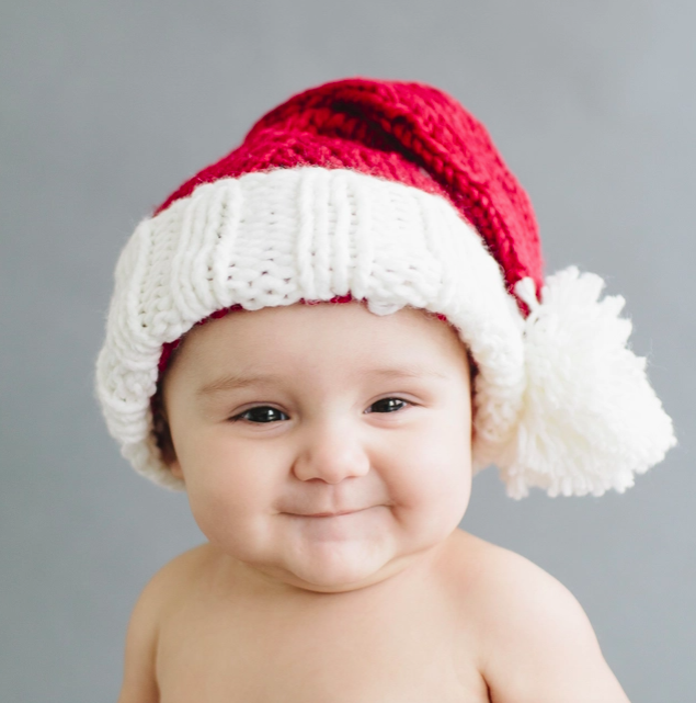 Furry Santa Beanie Hat