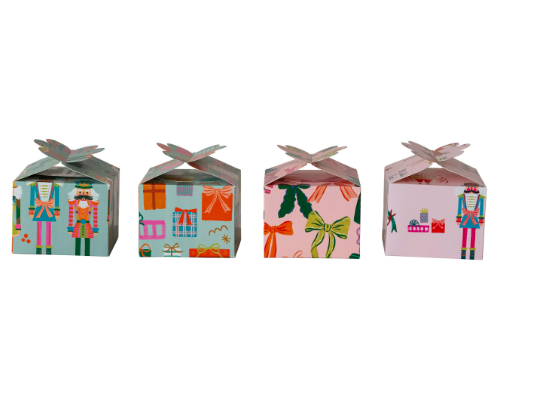 Holiday Pattern Interlocking Gift Box