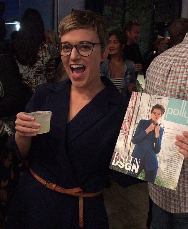 We&rsquo;re on the cover! The @pollymagazine issue 6 launch party was so much fun! What a great community of image makers, writers, and designers ❤️