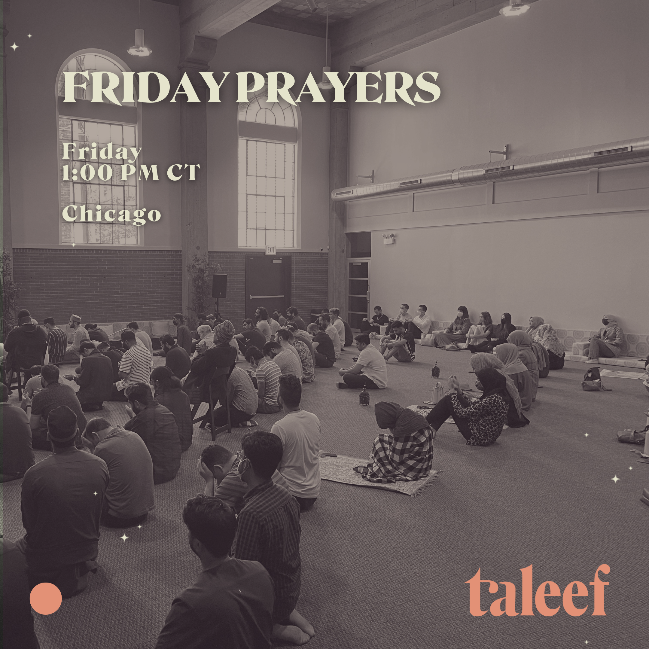 Chicago Friday Prayers, 1:00 PM - 2:00 PM CT