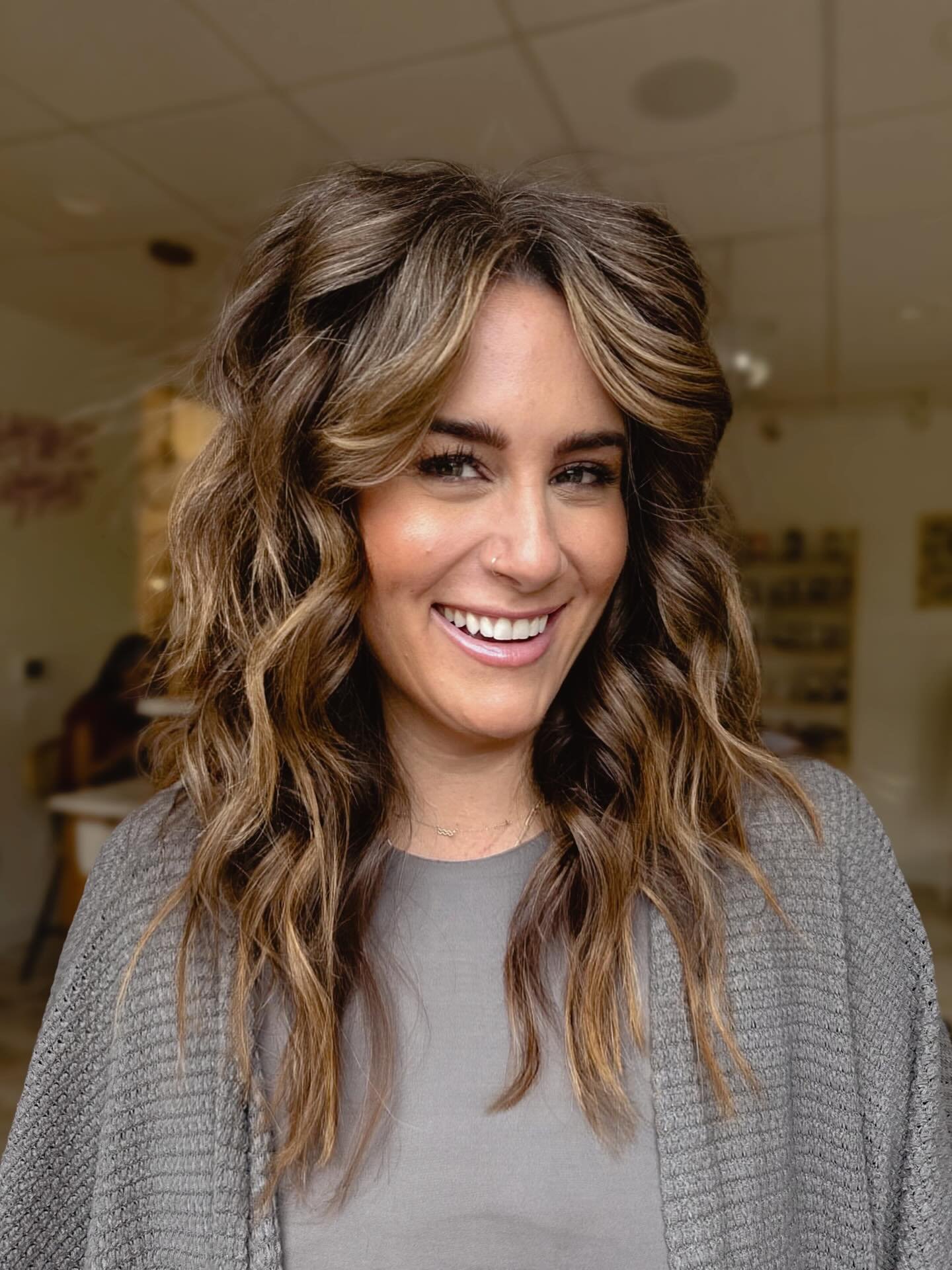 always laughs and smiles when you&rsquo;re haircut is with @maddie.nativemane 🩷 such big smiles for such beautiful hair ✨