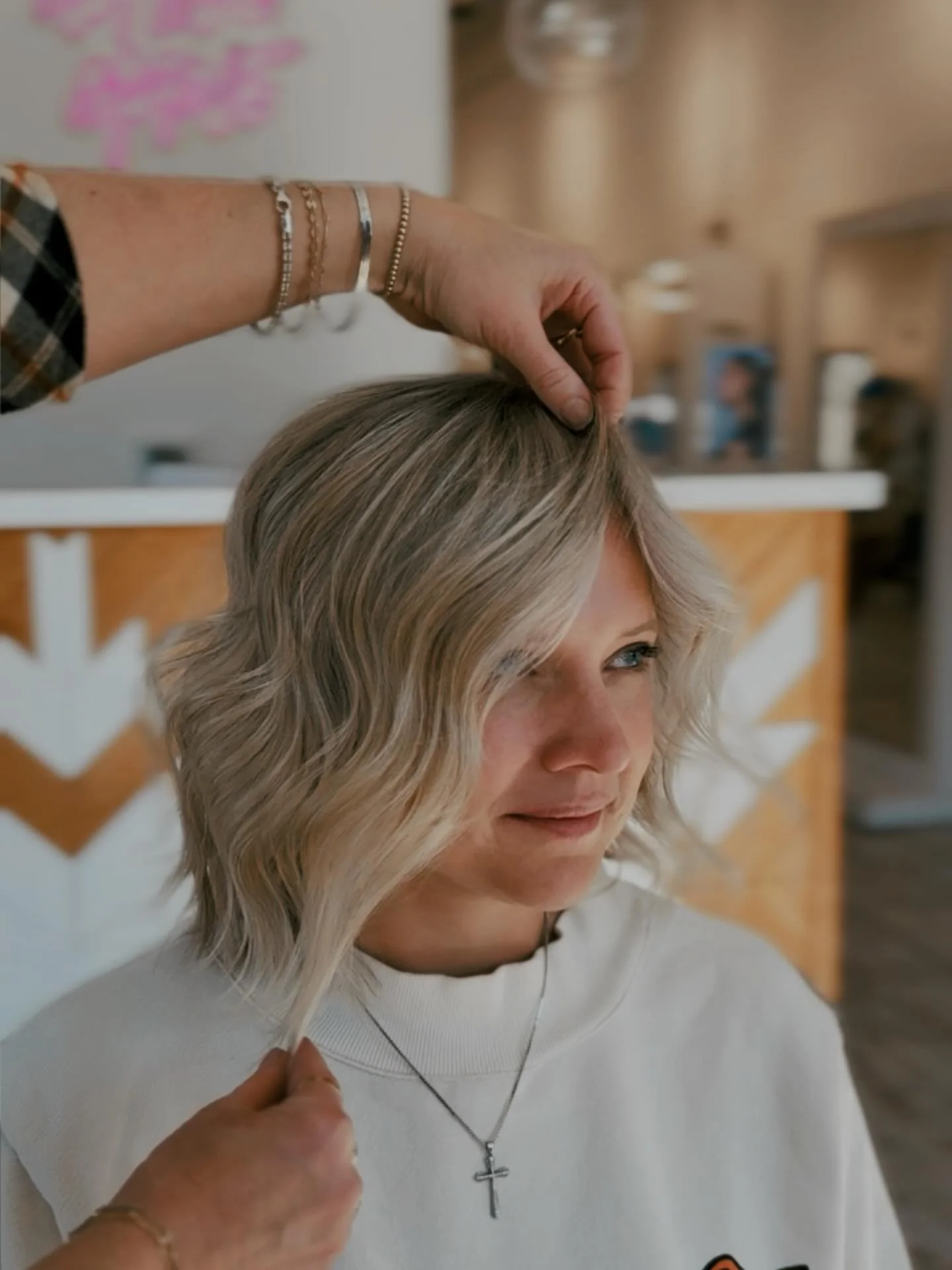 the pinch+pull on the most perfect baby blonde🤍

@lydia.nativemane, you are amazing🤌🏼