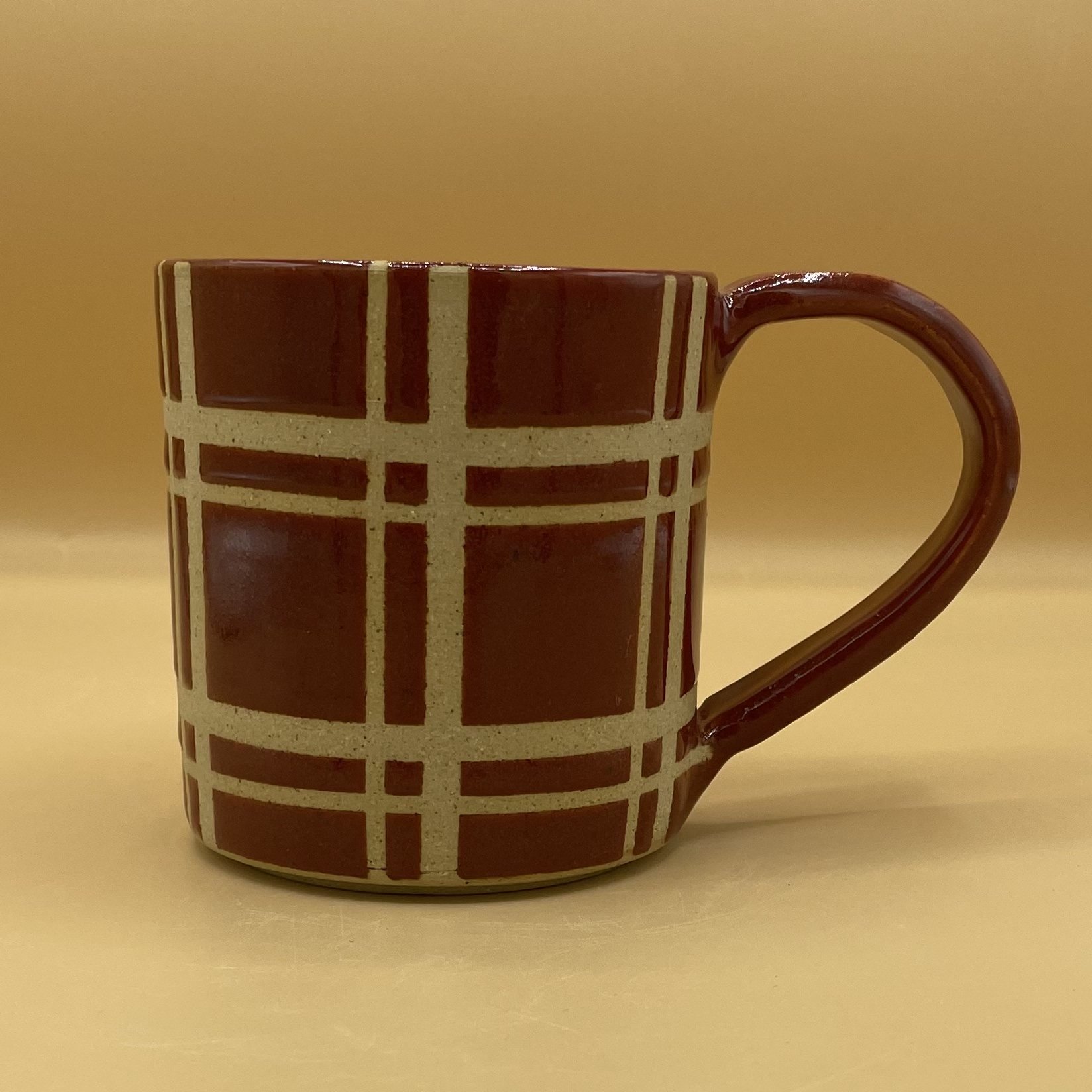 Plaid Red Mug 1