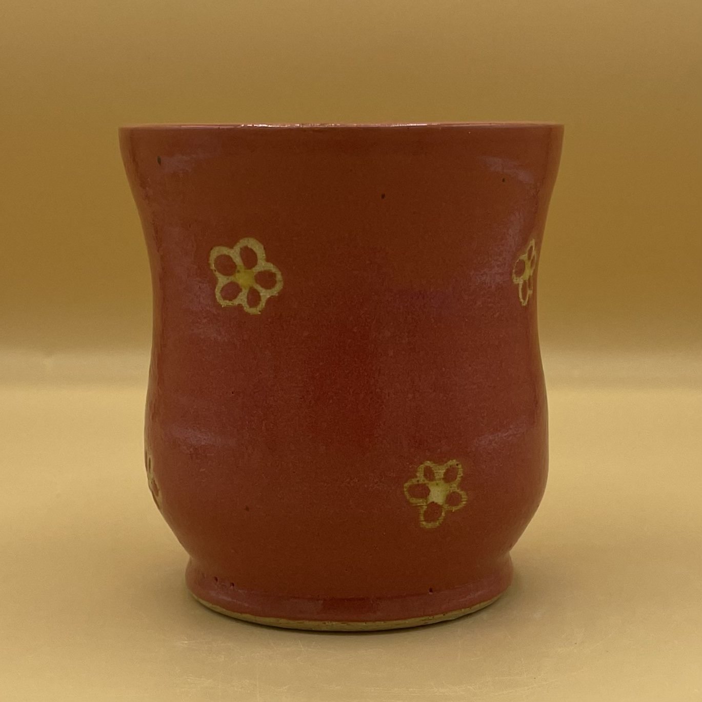 Raspberry Floral Tumbler 1