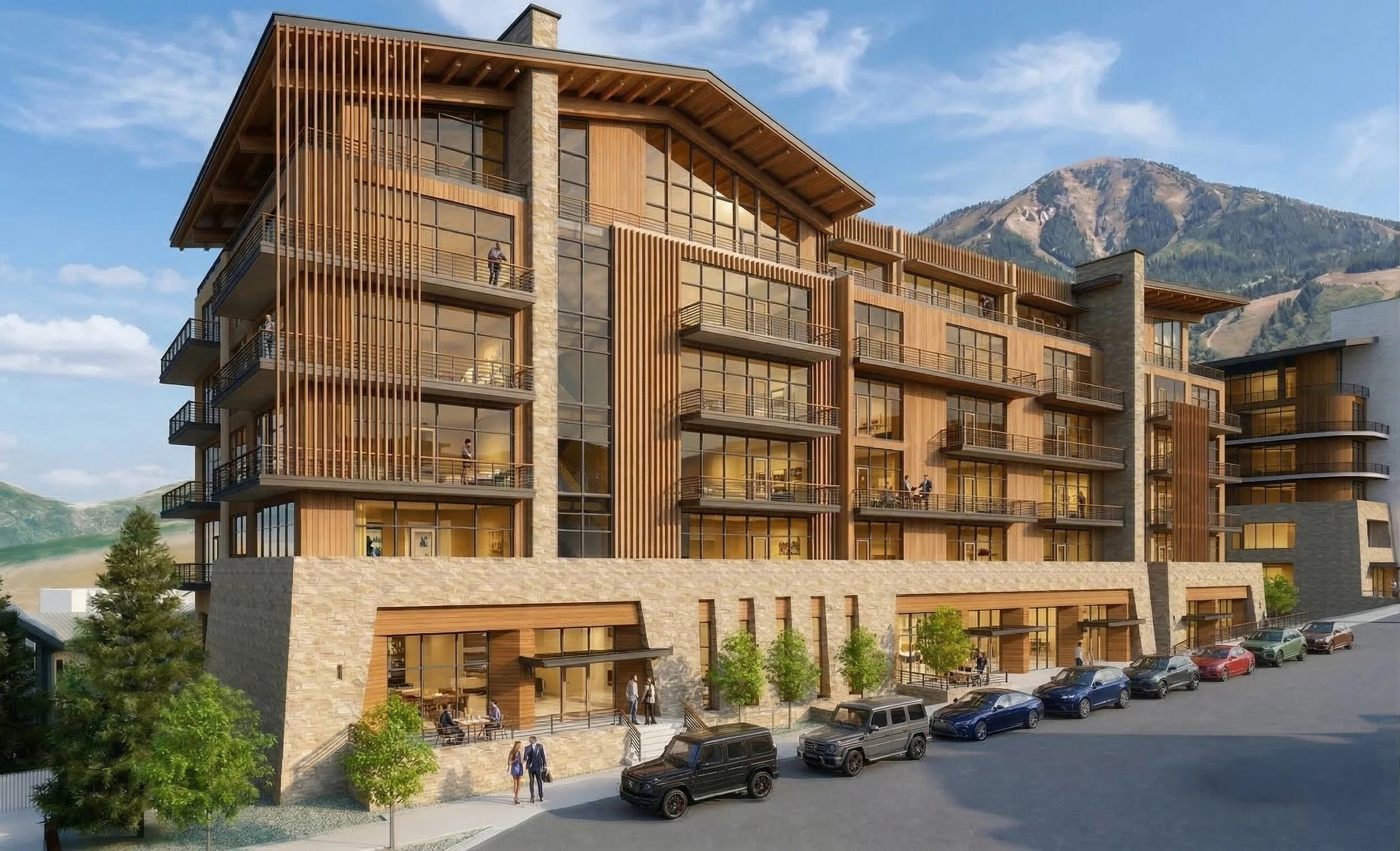 Mountain Resort Luxury Condo Building