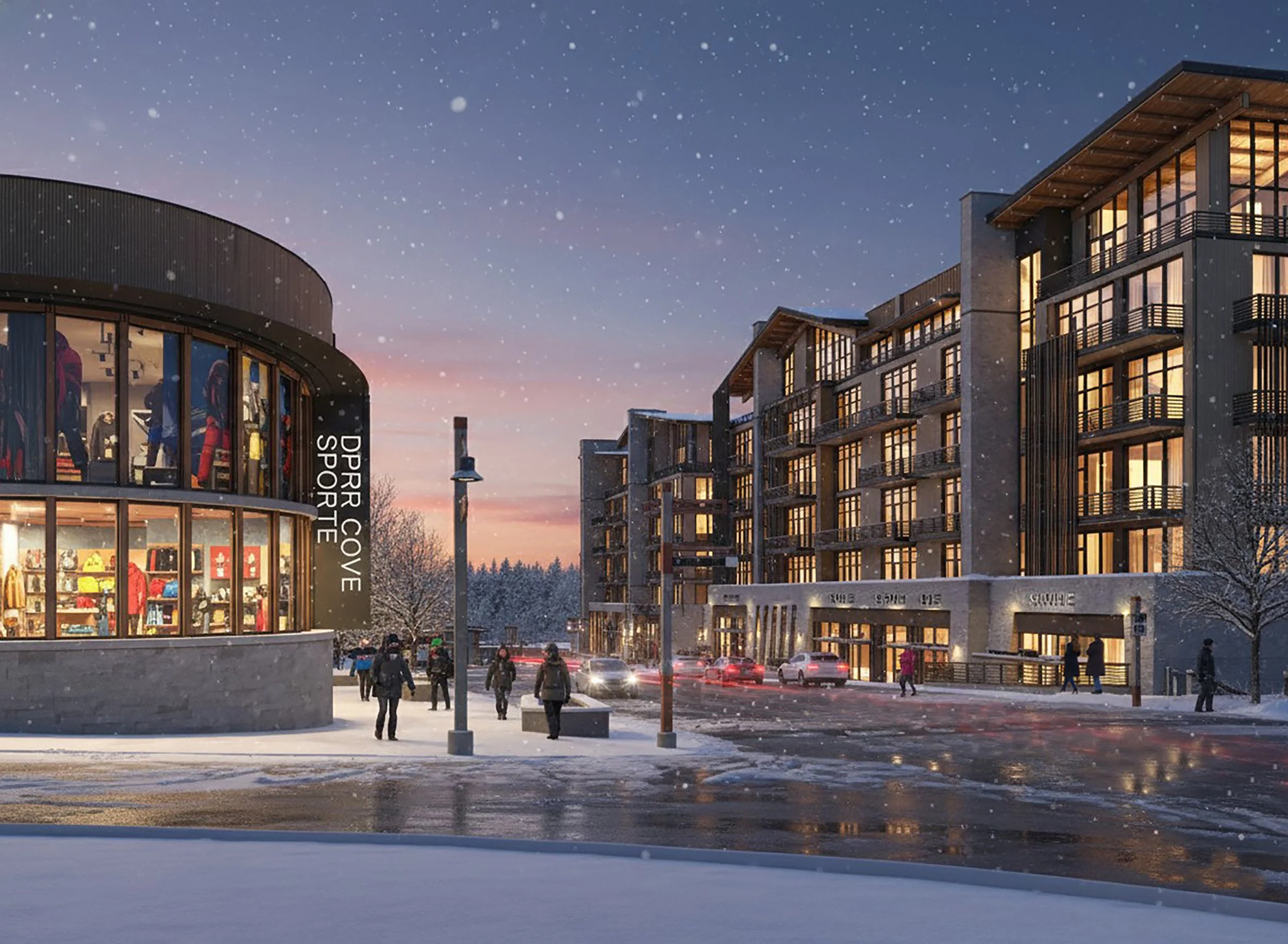 Deer Cove road view at night.jpg