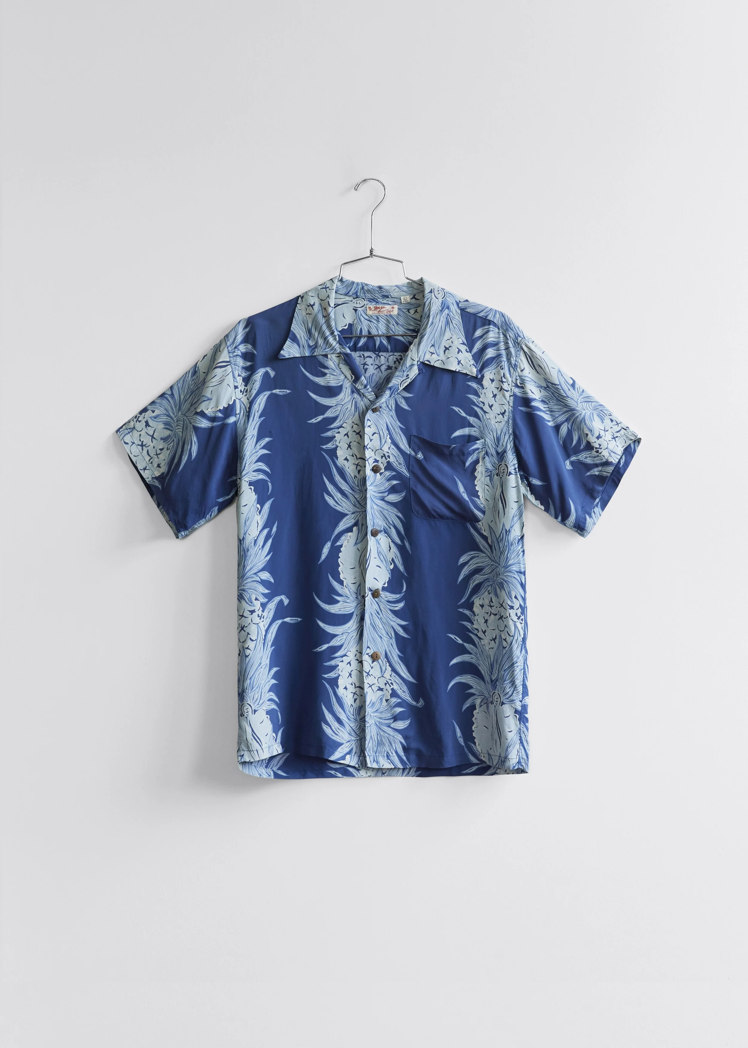 blue pineapple shirt