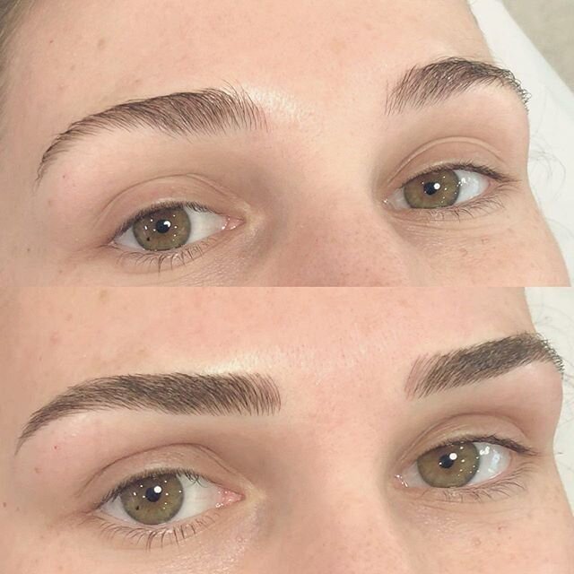 WOW! What a difference!
#feathertouchbrows 
BROWS BY: Tiff