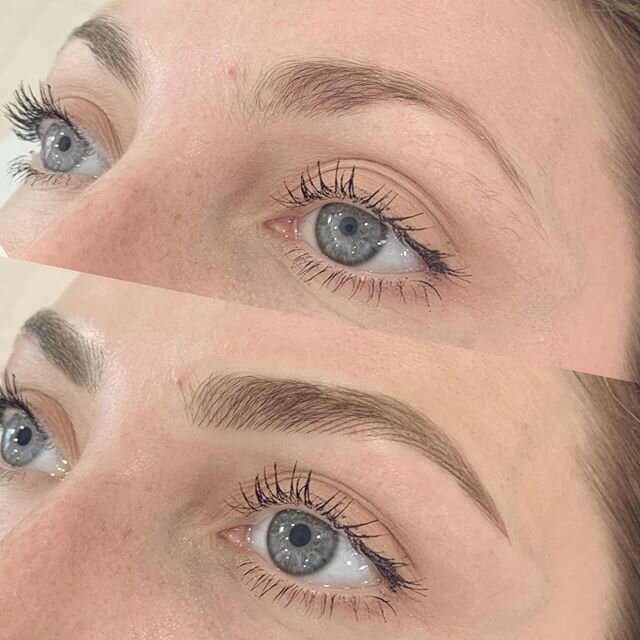 Giving these brows a new life 🙌🏼
BROWS BY: Yasmin 
#feathertouchbrows