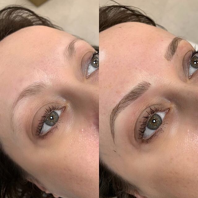 Before &amp; After 💕 Natural brow enhancements 
BROWS BY: Yasmin