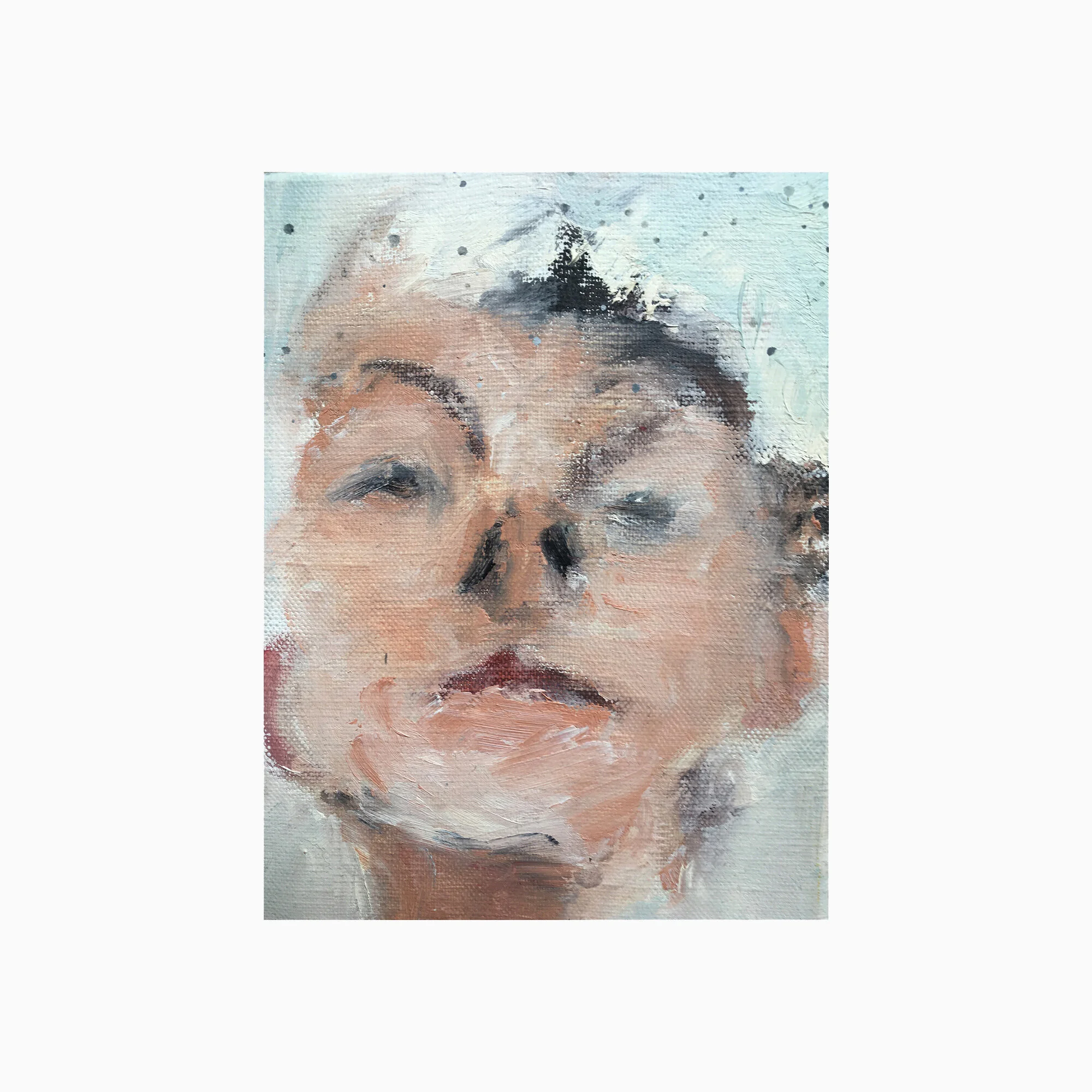 Huile sur toile. 14 x 18 cm