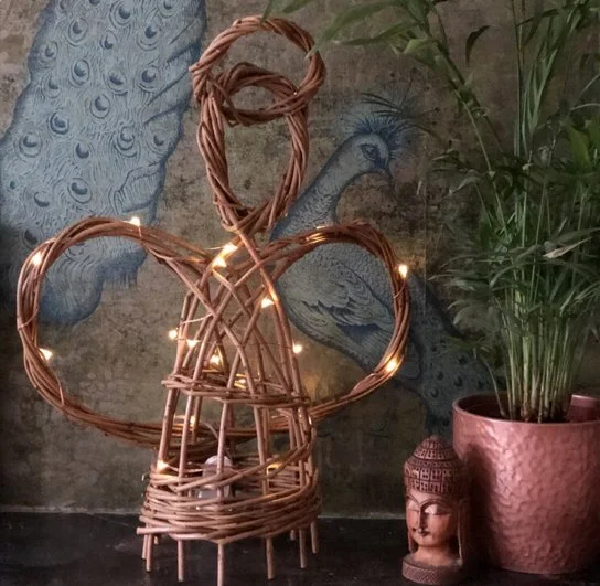 Angels and Christmas decorations at Arley Hall - £75
