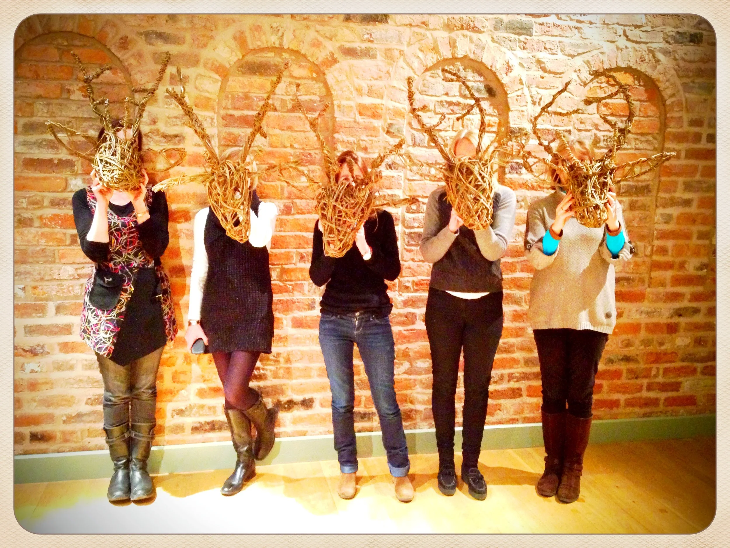 Stag' heads workshop at Arley Hall - Thursday 26th November
