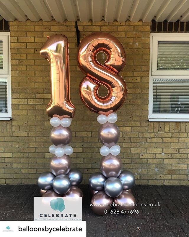 Good to have you back @balloonsbycelebrate and awesome to see you today back up at Basepoint. For all your balloon needs give these girls a call. #balloontastic 
Posted @withregram &bull; @balloonsbycelebrate Turning 18 in style - our chrome rose gol