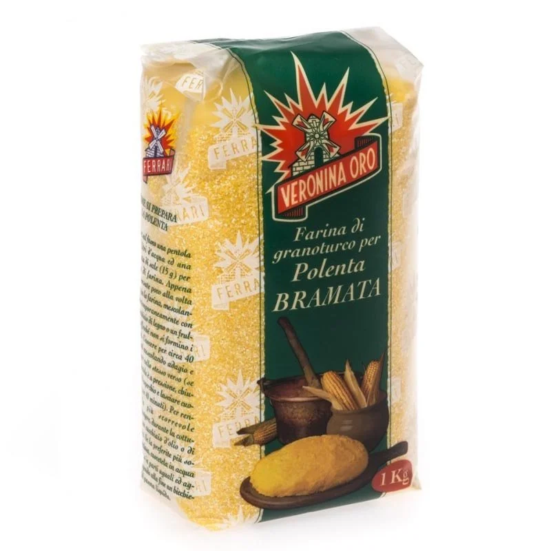 Farina di granoturco per Polenta BRAMATA 1000gr.