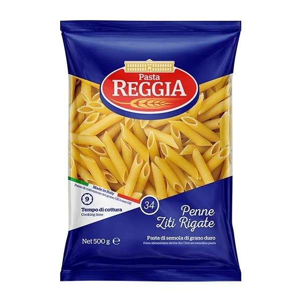 Penne Ziti Rigate Nr. 34 Reggia 500gr.