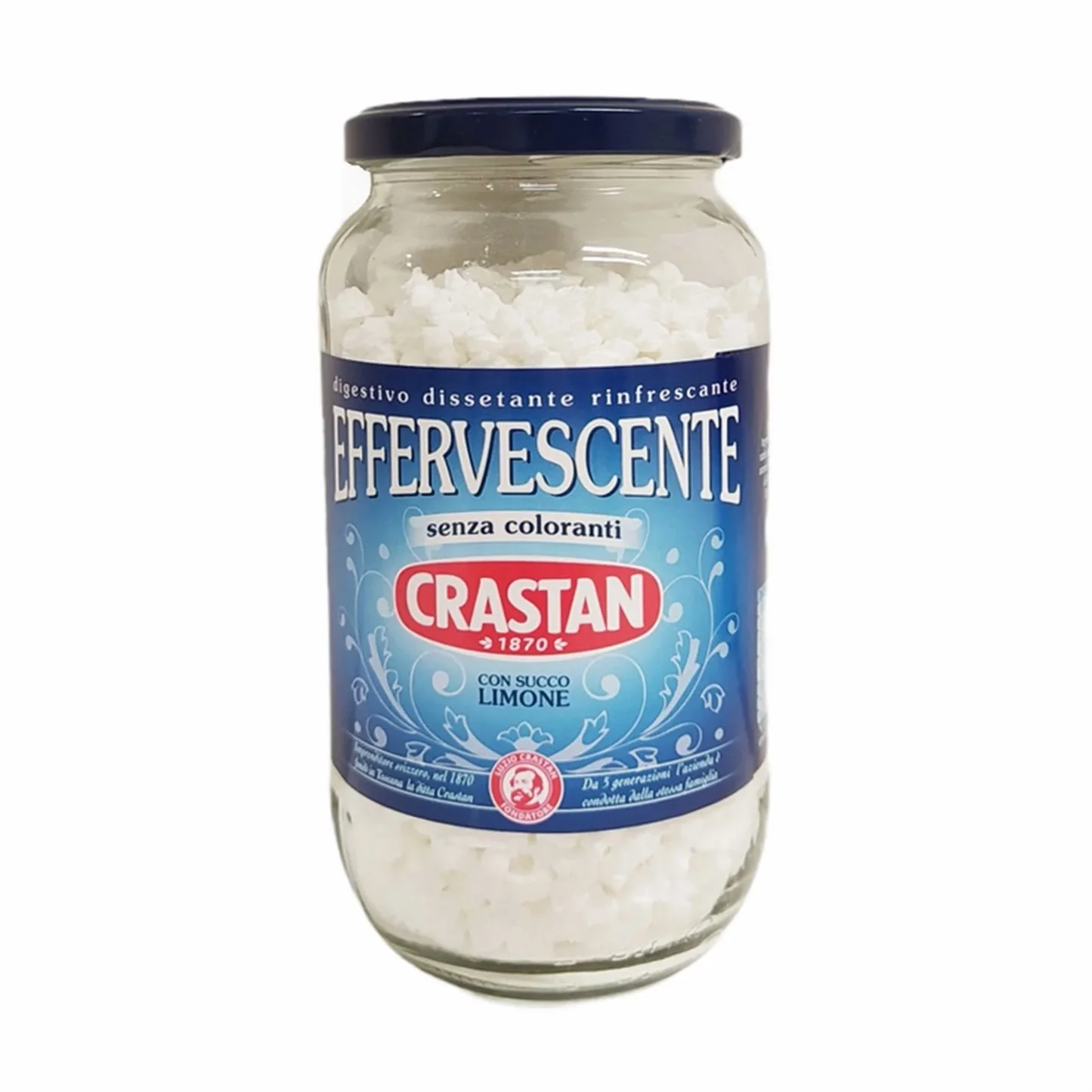 Effervescente con succo Limone Crastan Vaso 250gr.