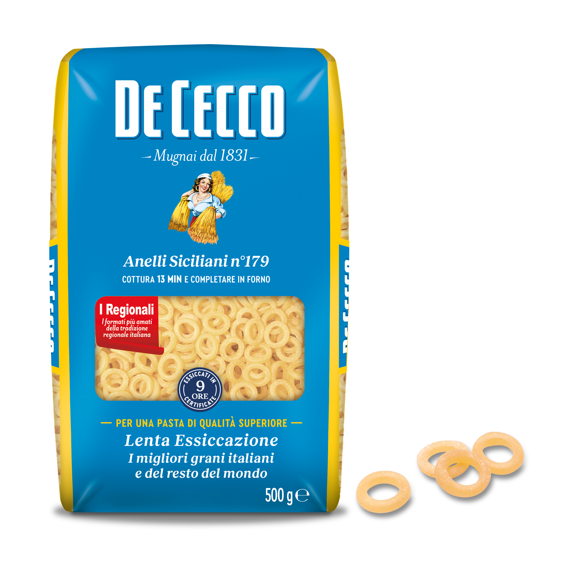 Anelli Siciliani Nr. 179 De Cecco 500gr.