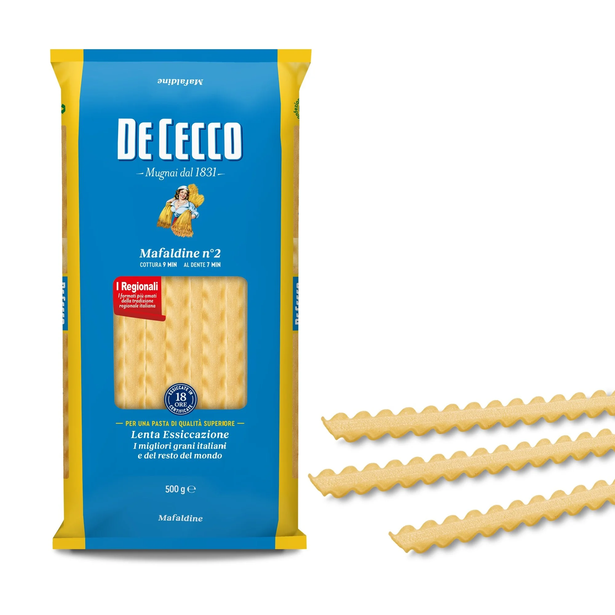 Mafaldine Nr. 2 De Cecco 500gr.