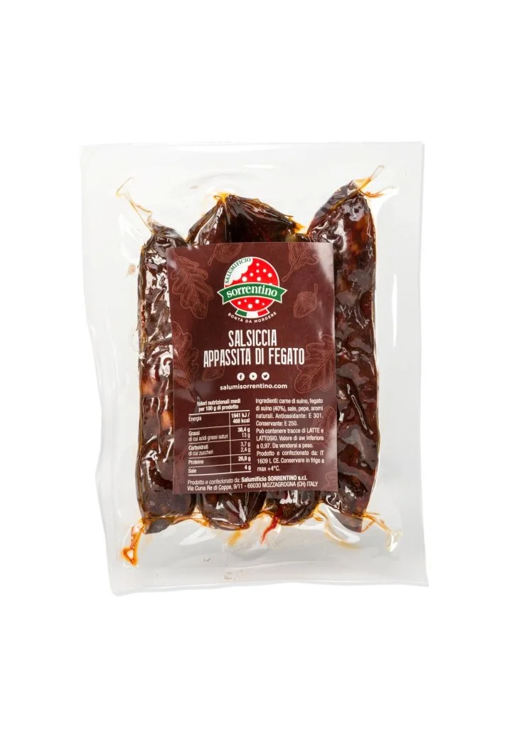 Sorrentino Salsiccia Appassita di Fegato d'Abruzzo ca. 100gr.