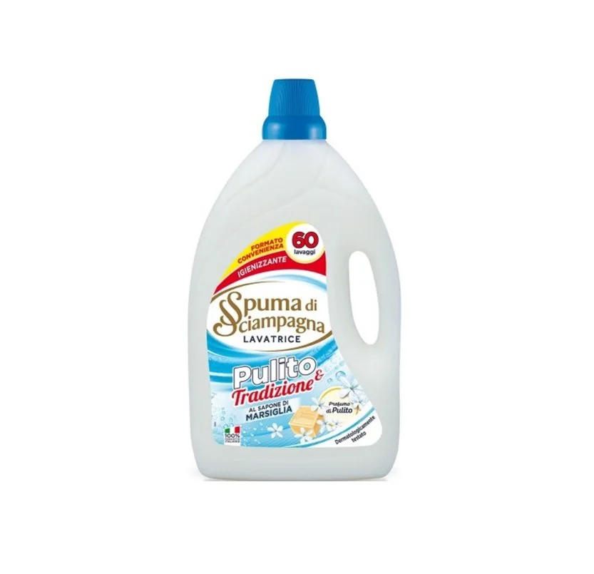 Pulito & Tradizione Lavatrice MARSIGLIA Spuma di Sciampagna 3000ml