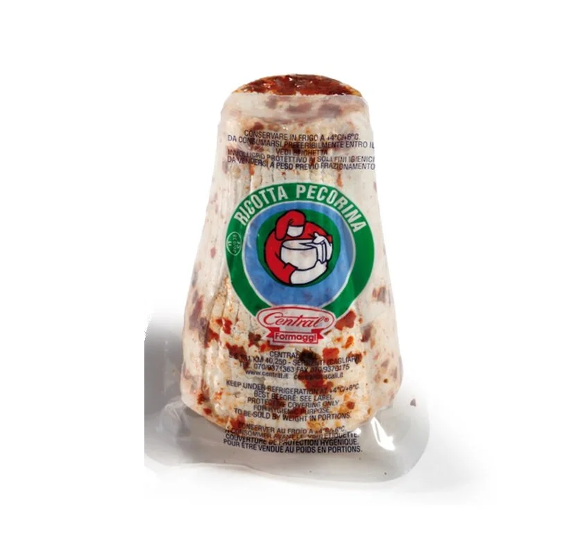 Ricotta salata Stagionata Pecorina al Peperoncino Central ca. 340gr.