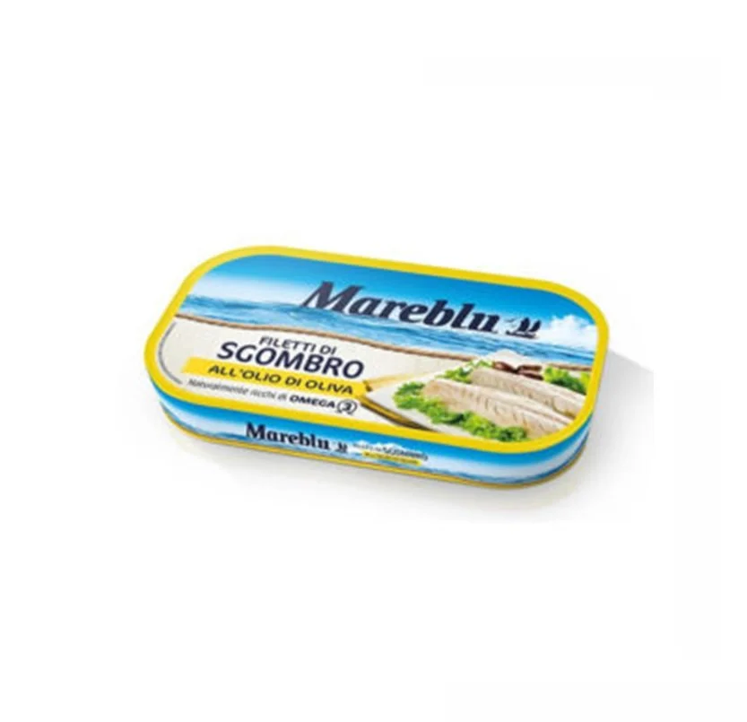Filetti di Sgombro all'Olio di Oliva Mareblu 90gr.