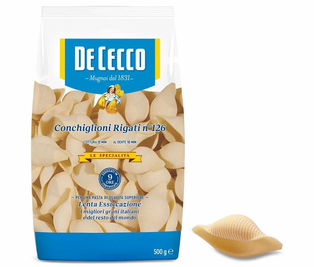 Conchiglioni Rigati Nr. 126 De Cecco 500gr.
