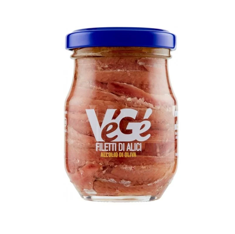 Filetti di Alici All'Olio di Oliva Végé 150gr.