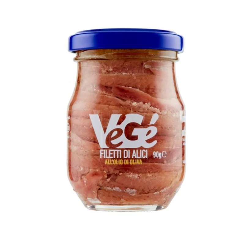 Filetti di Alici All'Olio di Oliva Végé 90gr.
