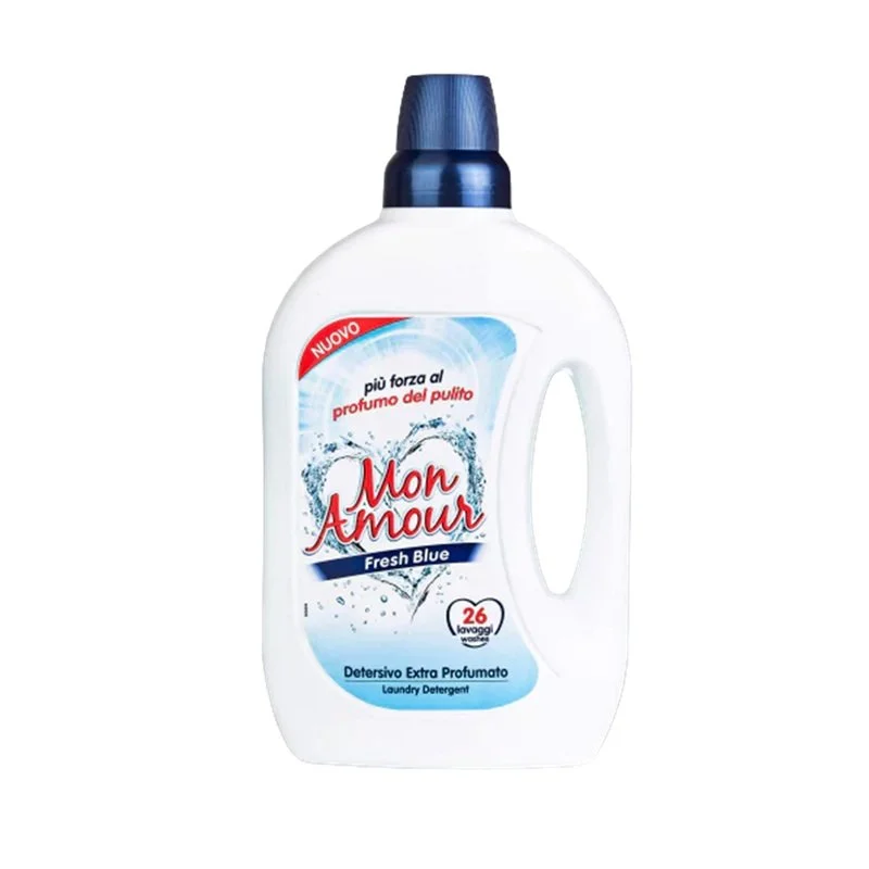 Mon Amour Fresh Blue Detersivo Extra Profumato 26 Lavaggi 1560ml