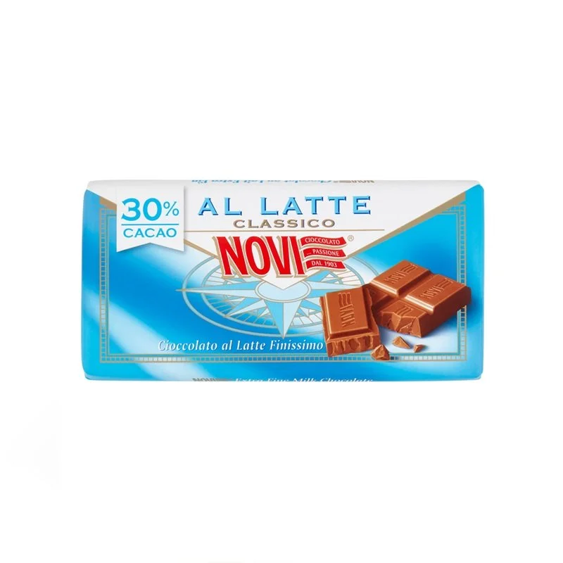 Cioccolato al Latte Classico 30% Cacao NOVI 100gr.