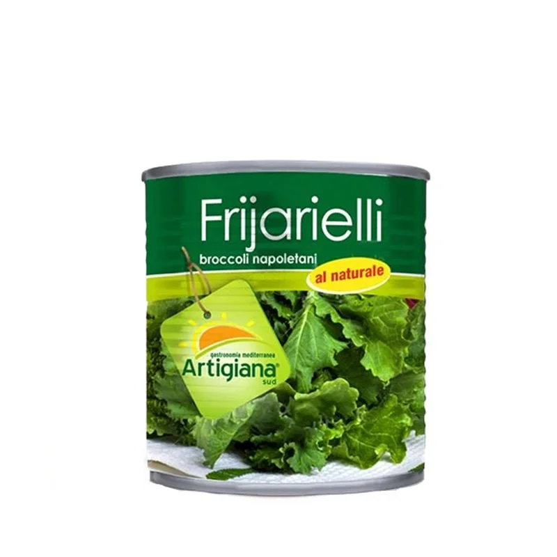 Frijarielli broccoli napoletani al naturale Artigiana 800gr.