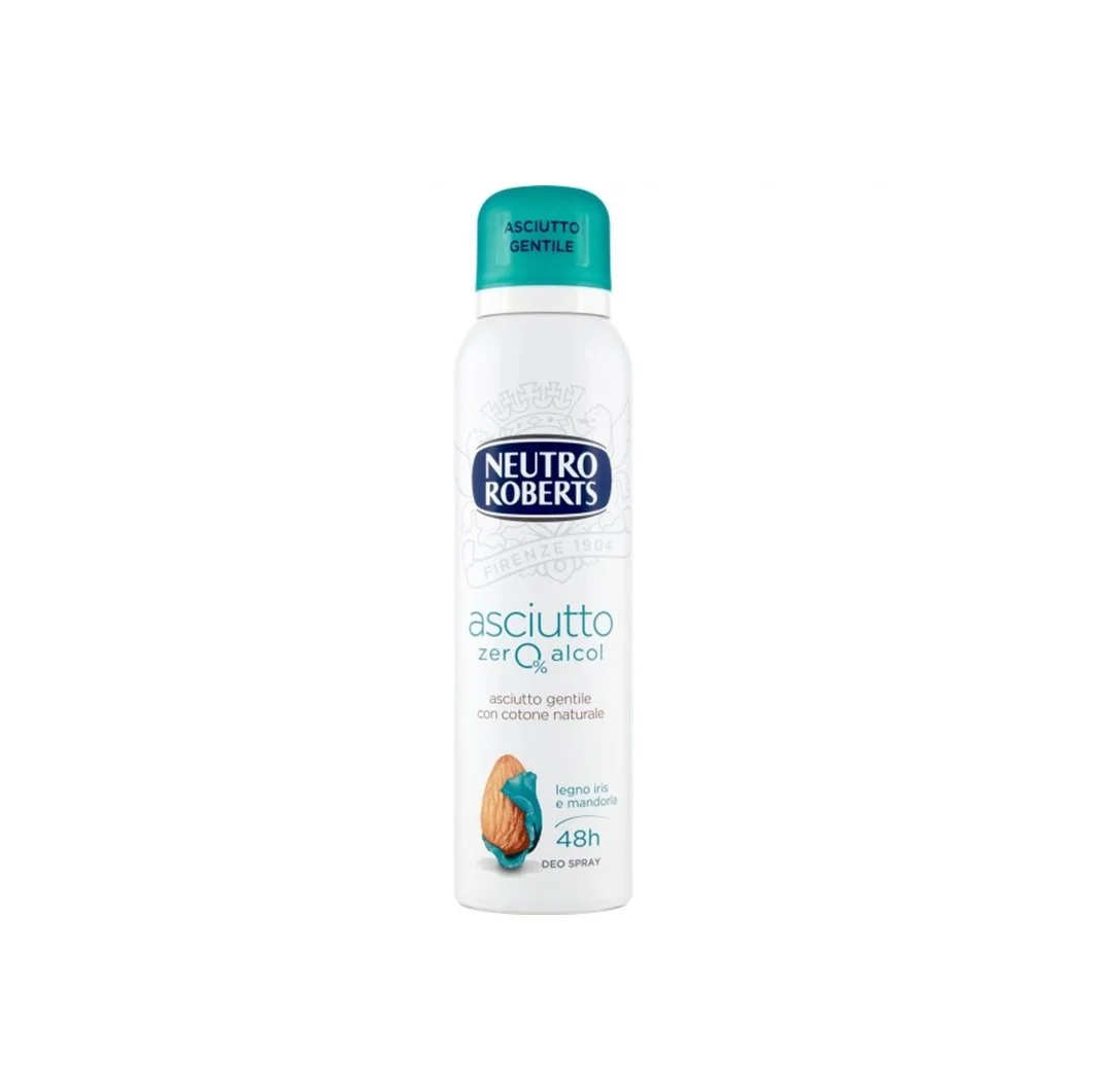 Deo Spray Asciutto Zer0%alcol Neutro Roberts 150ml