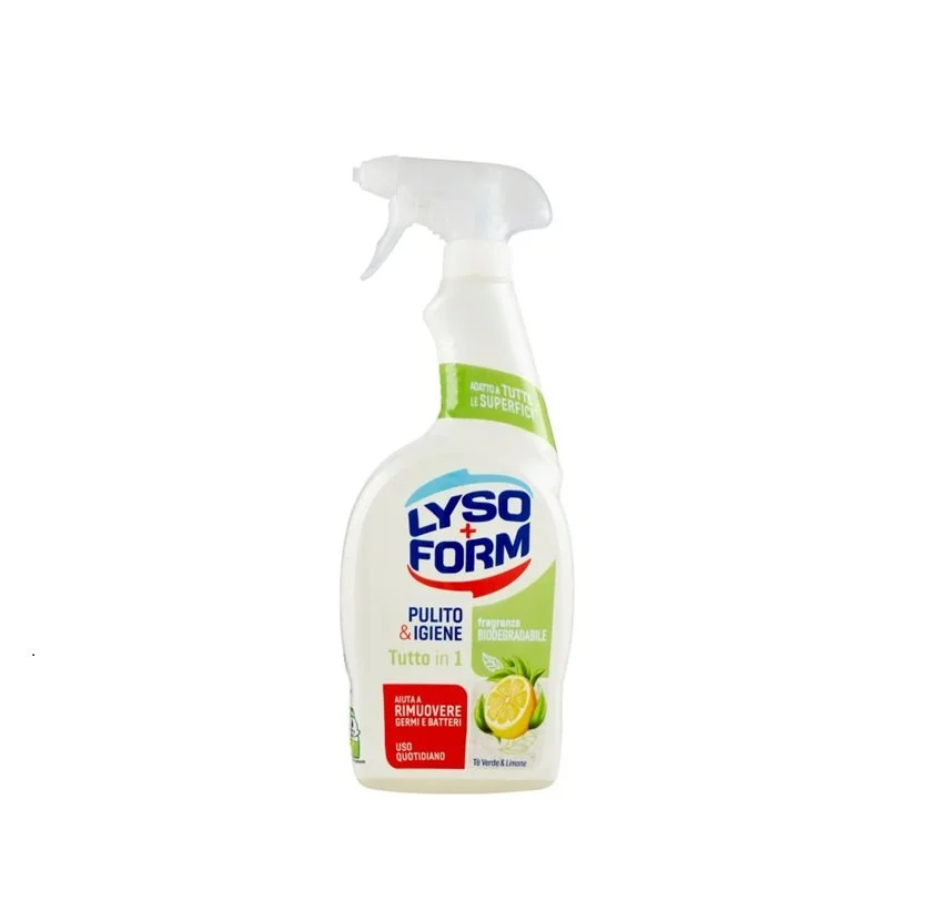 LysoForm Tutto in 1 BIODEGRADABILE Té Verde & Limone 700ml