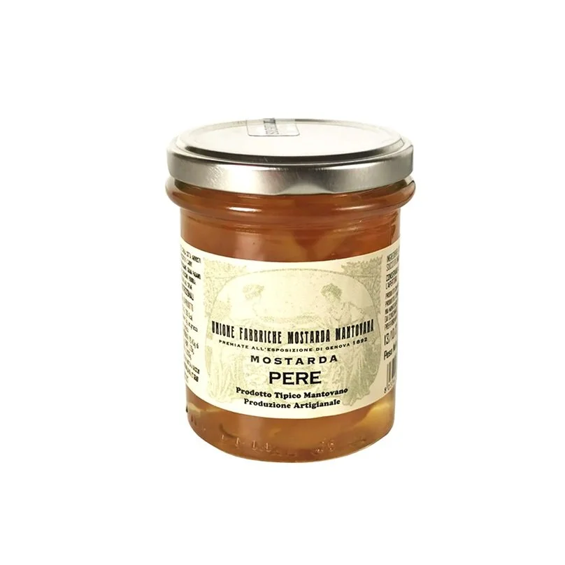 Mostarda Salsa Perre Unione Fabbriche Mostarda Mantovana 240gr.