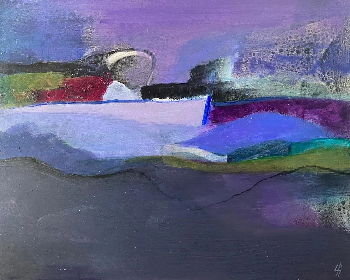 7 - Blowing in the Wind | Acrylic on board | 36 x 27 cm / 14 x 11 inches | 2025