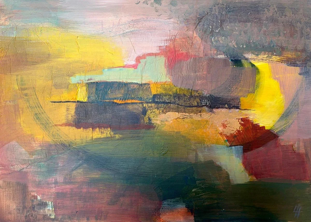 3 - Sultry Light | Mixed media on board 46 x 33 cm / 18 x 13 inches | 2026