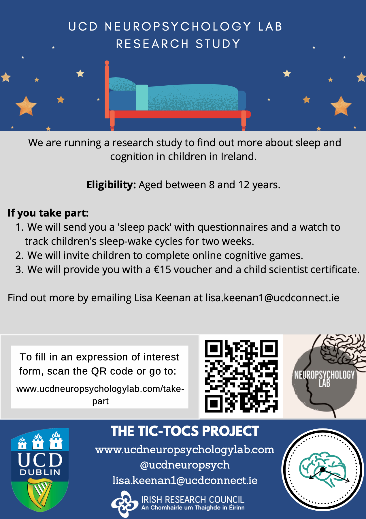 Take Part — UCD Neuropsychology Lab